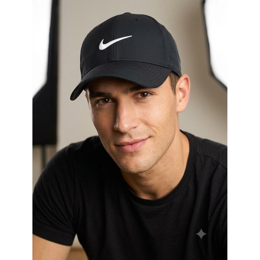 Nike Legacy91 Dri-FIT Golf Hat Cap Black Adjustable Strapback BV1076-010 Mens
